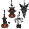 Johanna Parker 5.0 Inch Character Ornaments Halloween Tree Ornament Set , Halloween Decor Johanna Parker Design